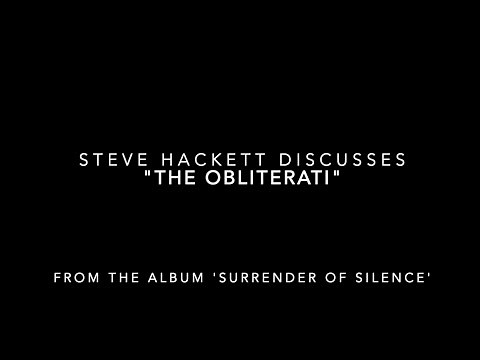 Steve Hackett on "The Obliterati" from the album 'Surrender of Silence'.