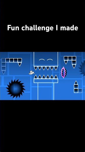 Fun challenge #geometrydash #gdupdate #gd #gaming #layout #gameplay
