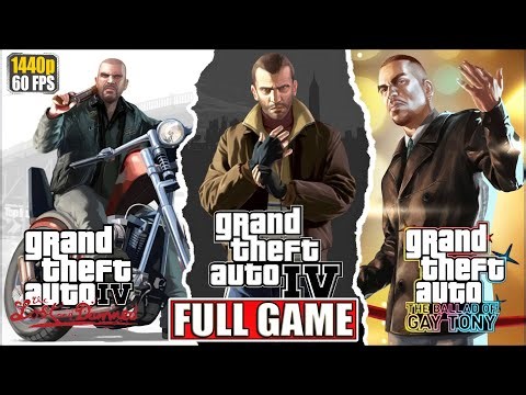 GTA 4 Full Gameplay Walkthrough [&2 DLCs - 2K PC Longplay Playthrough] No Commentary