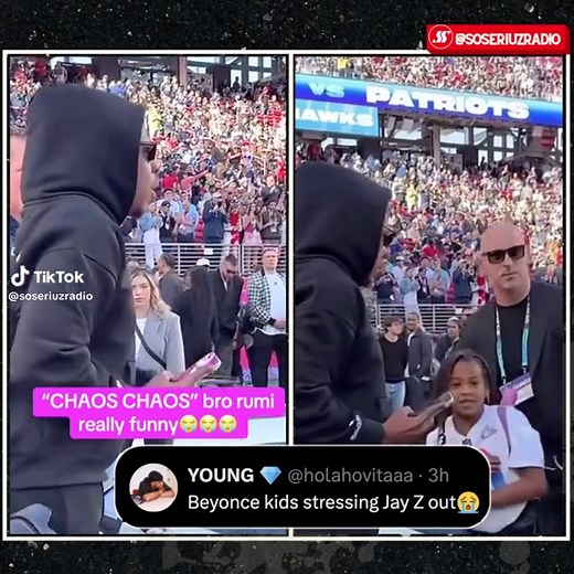 Jay-Z enters full “dad mode” to protect Rumi & Blu Ivy from the Super Bowl “Chaos” 😫😭 #jayz #rumicarter #bluivy