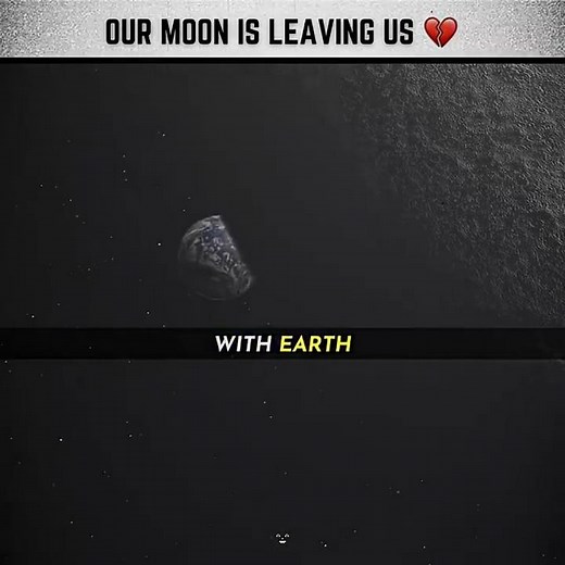 Earth Is Losing Its Moon 💔😭