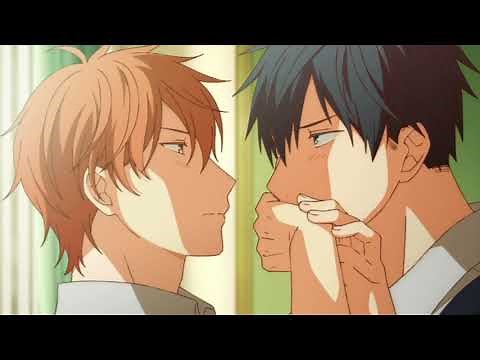 [Given] Mafuyu and Uenoyama kiss scene. read description for anime name