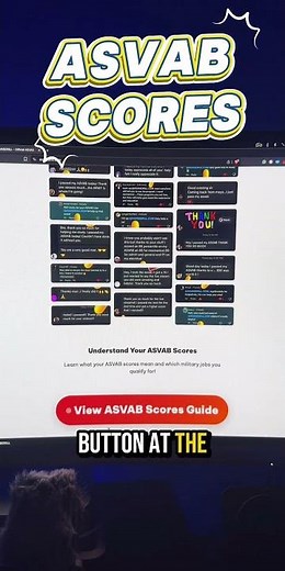 ASVAB SCORES: Focus on the four main subtests that make up the AFQT!
