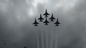 CONGRATS GRADS!🇺🇸 Another angle of the hat toss. | KKTV 11 News