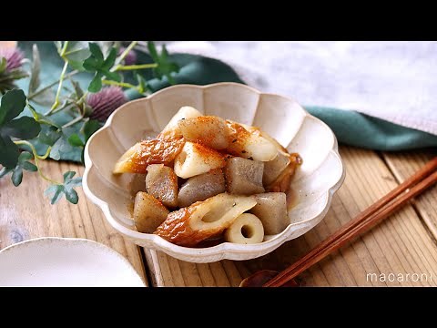 [Konnyaku and chikuwa boiled sweet and spicy] Savings side dish recipe! Goes well with rice ♪