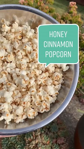 Delicious Honey Cinnamon Popcorn Recipe