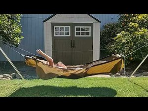 Tensa4 alternative Bridge Hammock set up