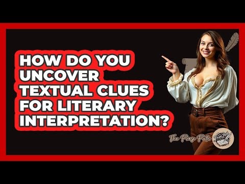 How Do You Uncover Textual Clues For Literary Interpretation? - The Prose Path