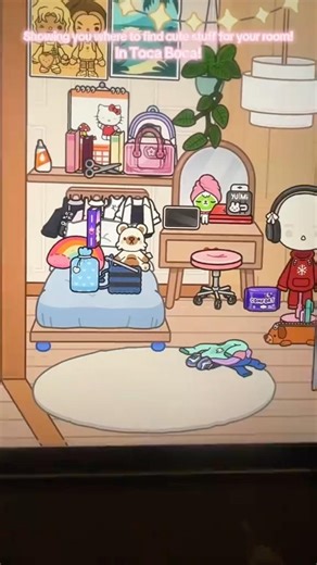 WHERE TO FIND CUTE STUFF🔥#tocaboca #tocalifeworld #toca #shorts #gaming #tutorial #roblox #viral