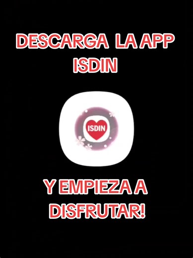 ¿Aún no te has descargado la app de ISDIN? Esta app no solo te conecta con tu piel, sino que también te invita a formar parte de una comunidad que la ama tanto como tú. 📲 Escaneo del QR de los productos desde la app. 📡 Acceso a directorios y contenidos exclusivos 🗓️ Calendario de eventos ⭐️ Experiencias únicas para isdin lovers 🛍️ Compra directa de productos ISDIN @ISDIN #ISDINapp #RegaloDeISDIN #LOVEISDINCreators #ISDIN