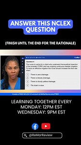 Challenge yourself with this NCLEX Practice Question! Practice more for free at ReMarNurse.com/free. | ReMar Nurse Test Prep