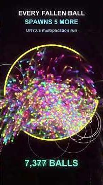 How long until 100 MILLION balls? — Satisfying Ball Physics #Shorts