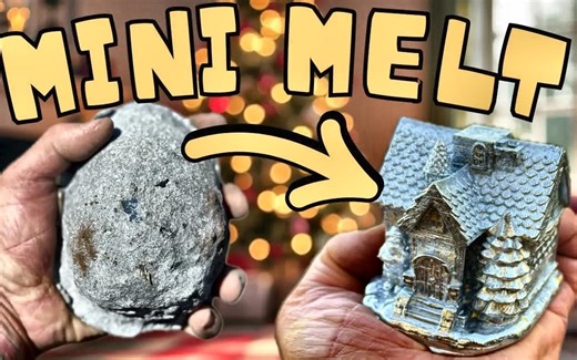 [bigstackd casting] 废锌铸件 - 垃圾变宝 - 金属熔化 - bigstackd christ