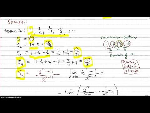 Partial sums and convergence of a Series