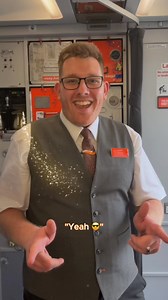 Can confirm that Haydon is a pretty cool cabin manager 😎 | easyJet