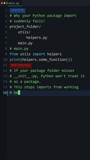 Your Python Is Too Slow: Why your Python package import suddenly fails!
