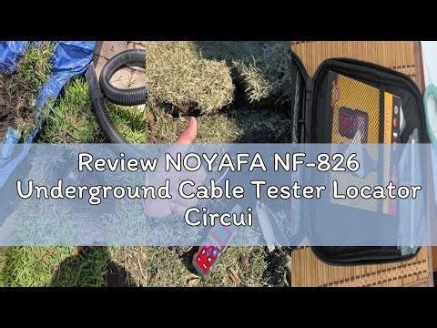 Review NOYAFA NF-826 Underground Cable Tester Locator Circuit Tracer Metal Pipe Detector Wire Tracke