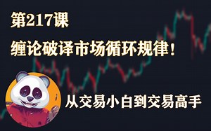 缠论破译市场循环规律！