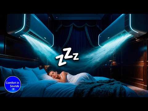 Twin AC White Noise – 10 Hours of Powerful Sleep Sound (Black Screen)