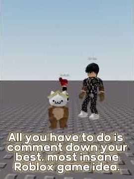You Create The Best Roblox Game Idea, I'll Build The Winner! #roblox #capcut #shorts