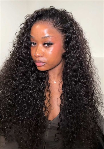 Quick, easy, and beginner friendly!! 😍 | HAIR: @OQHAIR #gluelesswigs #wiginstall #360wig #waterwavewig #wigtok