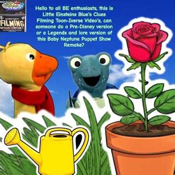 Baby Neptune Flower Puppet Show (Little Einsteins Blue's Clues Filming Toon-Iverse Video's)
