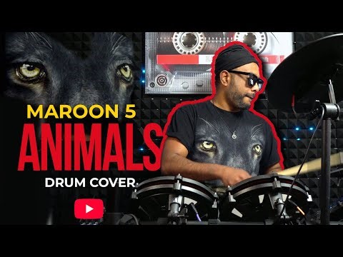 Animals Drum Cover | Maroon 5 | Studio Style Drumming
