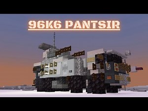 Minecraft: How to build a Military Truck in Minecraft (96K6 Pantsir) Minecraft Truck Tutorial