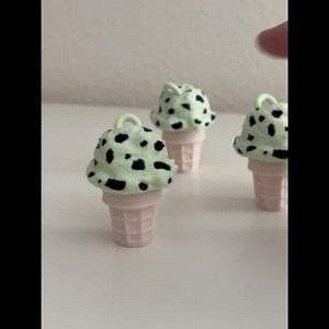 Mint Chip Ice Cream Clicker Keychain, 3D Printed Fidget Toy - Etsy