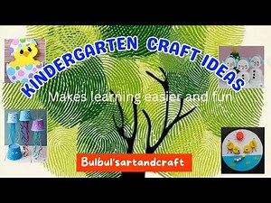 “Easy Kindergarten Craft Ideas | Fun DIY Crafts for Kids | Bulbul’s Art and Craft”