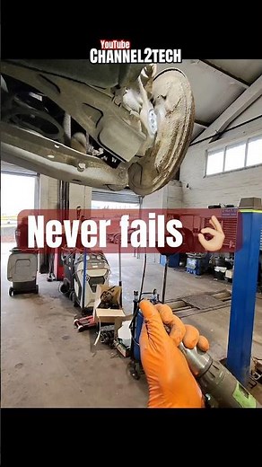 Wheel speed sensor bore clean method!! #garage #mechanic #tools #repair #service #cars