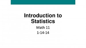 PPT - Introduction to Statistics PowerPoint Presentation, free download - ID:1636268