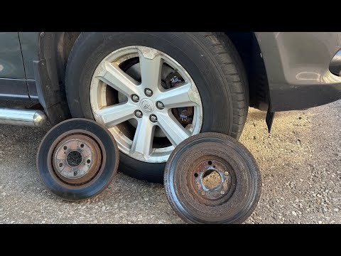 Toyota Highlander Front Brake Pad And Rotor Replacement