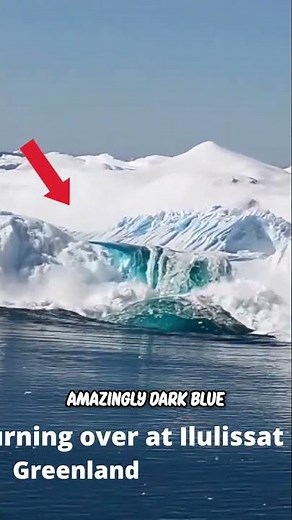 extremely blue iceberg 😱😱!! EXPLAINED!!