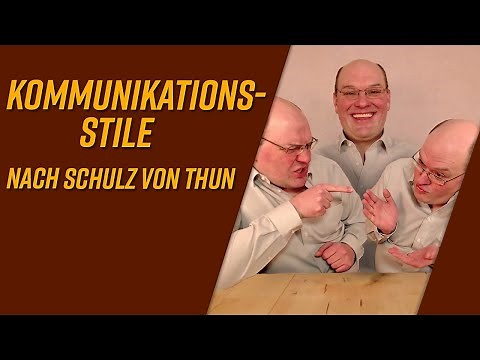 Communication styles according to Schulz von Thun