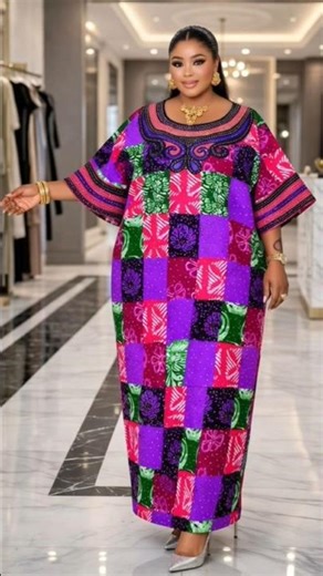 Chic & Colorful Boubou Styles 2026 | Elegant "Rich Aunty" Fashion Inspo ✨ #Shorts
