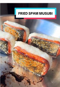 Fried Spam Musubi with Insane Crunch