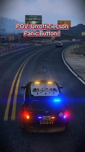 Pov: un officier presse son panic button ! #fivem #gtarp #gtav