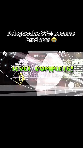 Conquering Zodiac 99% in Geometry Dash! [Gameplay]