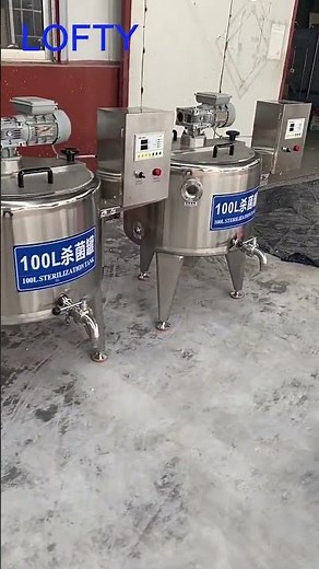 Small Scale Vat Pasteurizer Machine----LOFTY MACHINERY #milk #juice