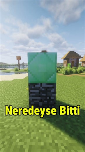 PEKİ SEN ELMASI TUTTURA BİLECEK MİSİN? #minecraft #shorts #shortsvideo