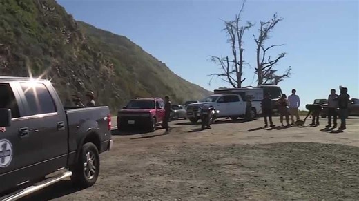 Highway 1 in Big Sur back open; hear from the first people to drive through