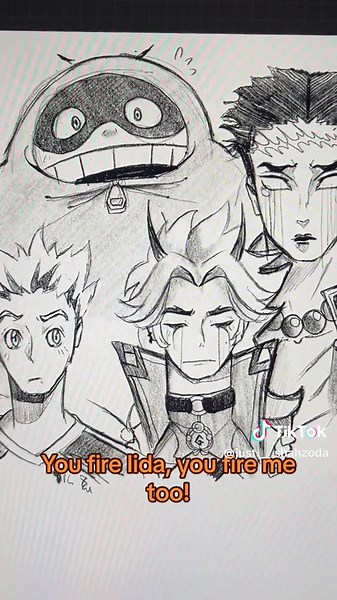 I think i see a pattern here🧍🏻‍♀️ #digitalart #iida #fatgum #bokuto #gyomei #itto #zorororonoa