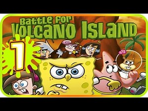 Nicktoons: Battle for Volcano Island Walkthrough Part 1 (PS2, Gamecube) 100% Level 1 Summoner's Rock