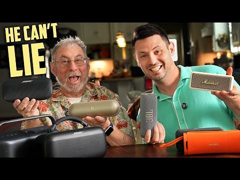 My dad's very blunt and honest opinion of my speakers - Bose Marshall JBL Soundcore