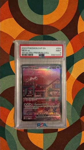 2023 Pokémon 151 Ultra Premium Collection — Mew ex 053 PSA 9 MINT | Iconic Kanto Legend