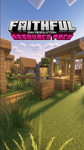 Faithful 64x Resource Pack - Minecraft Java #Minecraft #minecraftjava #minecrafter #minecraftshorts