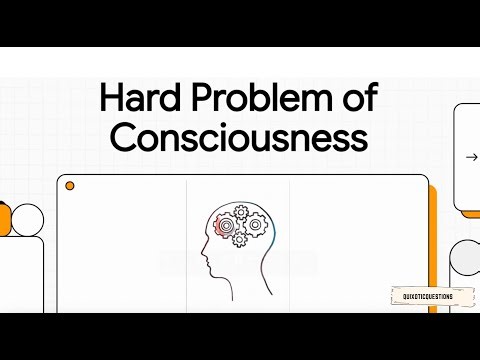 What is the Hard Problem of Consciousness? David Chalmers explained! Quixotic Questions