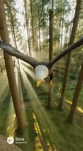 Eagle Dives—Squirrel Spirals Around Tree to Survive! 🦅🌲