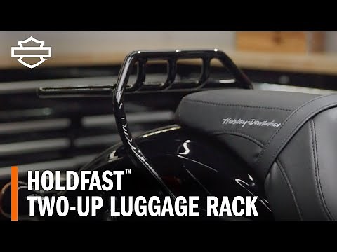 Harley-Davidson Holdfast Two-Up Luggage Rack Install